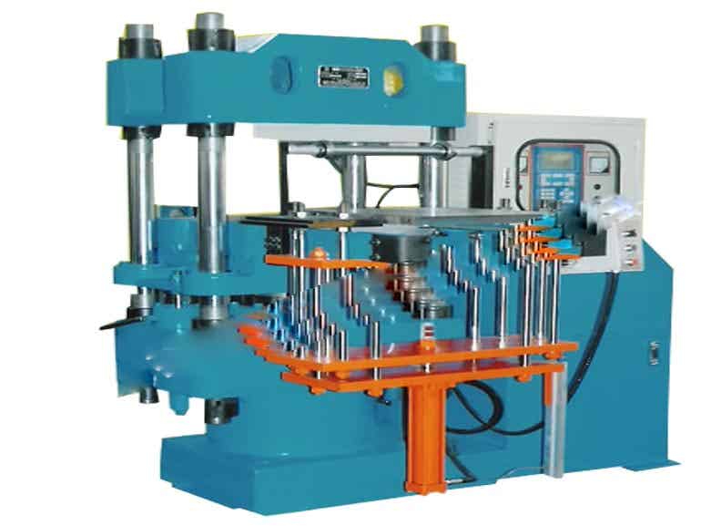 中凱橡塑2.0兆牛全自動推出模壓力成型機