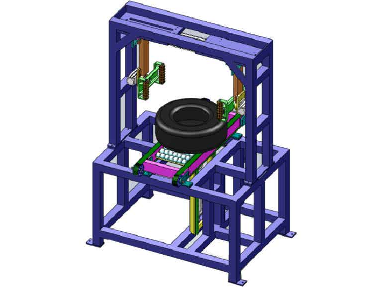 安徽精致機電科技全自動輪胎翻轉機