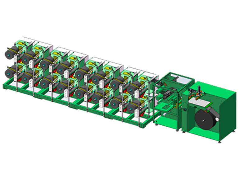 安徽精致機(jī)電科技16工位冠帶條分裁機(jī)