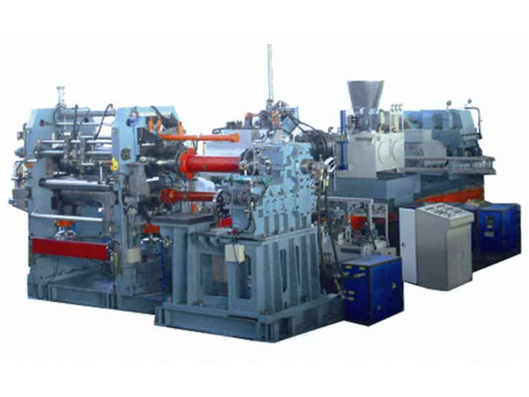 嘉美達橡塑內襯層擠出壓延生產線